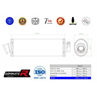 Dominator - VTR 1000F FIRESTORM kipufogó OVAL 2002 - 2006