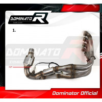 Dominator - CBR 1000RR Exhaust Cat Eliminator DECAT 2004 - 2007