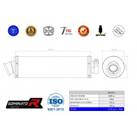 Dominator - CBR 500 R kipufogó ROUND 2013 - 2015