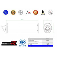 Dominator - CBR 954 RR FIREBLADE kipufogó OVAL 2002 - 2003