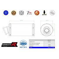 Dominator - CBR 954 RR FIREBLADE kipufogó GP 1 2002 - 2003