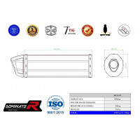 Dominator - CBR 954 RR FIREBLADE kipufogó HP1 2002 - 2003