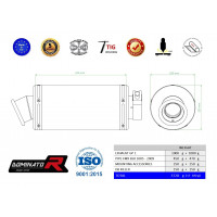 Dominator - FMX 650 kipufogó GP 1 2005 - 2009