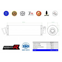 Dominator - CRF 250 Rally kipufogó ROUND 2017 - 2019