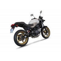 Dominator - Honda VTR 250 2009 - 2015 Teljes kipufogó rendszer, összekötőcső + kipufogó GP BLACK + dB killer