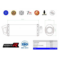 Husqvarna FE 350 2020 - 2022 kipufogó MX2