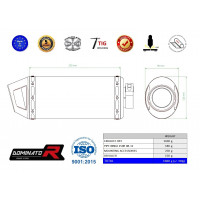 NINJA ZX 250R kipufogó HP3 2008 - 2012