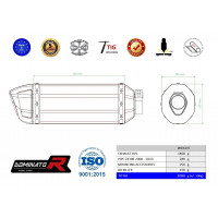 ZX10R kipufogó HP1 2008 - 2010