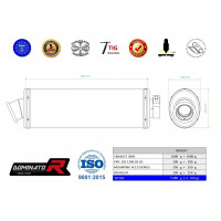 Dominator - ZZR 1200 kipufogó OVAL 2002 - 2005