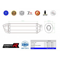 Z1000 Homologated kipufogó HP1 2003 - 2006