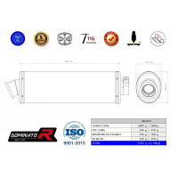 Z1000 Homologated kipufogó OVAL 2007 - 2009
