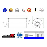 Dominator - Z 1000 SX kipufogó GP 1 2010 - 2013