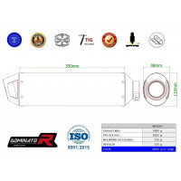 Kawasaki KFX 450 2008 - 2014 Teljes kipufogó rendszer MX2