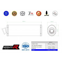 950 SM Supermoto R kipufogó OVAL 2006 - 2008