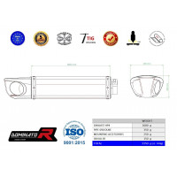 Dominator - 690 DUKE kipufogó HP4 2008 - 2011