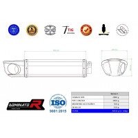Dominator - 1190 RC8 kipufogó HP4