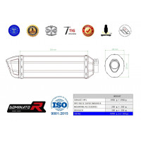 950 SE super enduro R kipufogó HP1