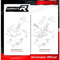 1290 SUPER DUKE Exhaust Cat Eliminator DECAT 2017 - 2018