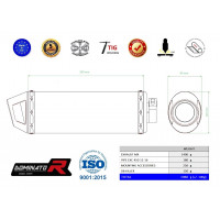 EXC 450 kipufogó MX2 2012 - 2016