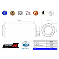 Dominator - KTM 390 Duke 2021 - 2022 kipufogó GP