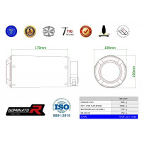 Dominator - KTM 1290 Super Duke 2020 - 2022 kipufogó GPS DECAT