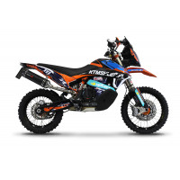 Dominator - KTM 890 Adventure 2021 - 2023 kipufogó HP1 BLACK