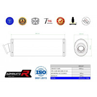 Dominator - GSXR 600 SRAD kipufogó OVAL 1997 - 2000