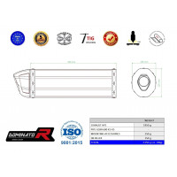 Dominator - GSXR 600 K1-K5 kipufogó HP1 2001 - 2005