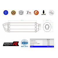 SV 650 N kipufogó HP1 1999 - 2002