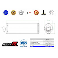 Dominator - TL 1000 S kipufogó OVAL 1997 - 2000