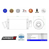 Dominator - Suzuki GSXF 600 1998 - 2006 kipufogó GP1