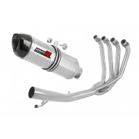 Dominator - Suzuki GSXF 650 2007 - 2016 Teljes kipufogó rendszer, összekötőcső + kipufogó HP1 + dB killer