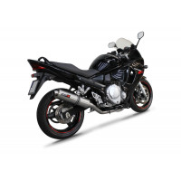 Dominator - Suzuki GSXF 650 2007 - 2016 Teljes kipufogó rendszer, összekötőcső + kipufogó ST + dB killer