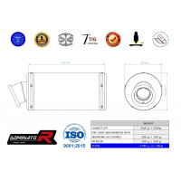 GSXR GSX 1300 R HAYABUSA kipufogó GP 1 1999 - 2007