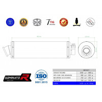 Dominator - GSX 1300 R HAYABUSA kipufogó ROUND 2008 - 2019