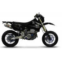 DR-Z 400 S / SM kipufogó ROUND 2000 - 2019