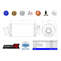 Dominator - BURGMAN 400 kipufogó GP 1 1998 - 2002