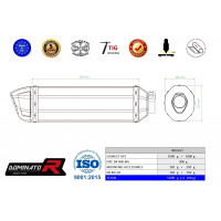Dominator - DR 800 S / BIG kipufogó DUAL HP1