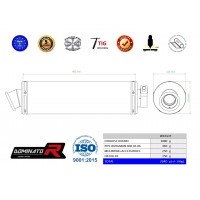 Dominator - BURGMAN 400 kipufogó ROUND 2003 - 2006