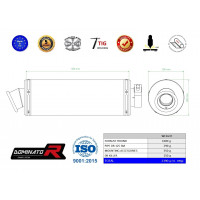 DR 125 SM kipufogó ROUND