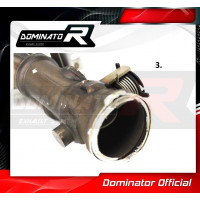 Dominator - GSXR 600 K8-K9 L0 Exhaust Cat Eliminator DECAT 2008 - 2010