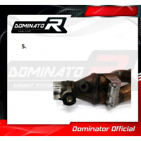 Dominator - GSXR 600 K8-K9 L0 Exhaust Cat Eliminator DECAT 2008 - 2010