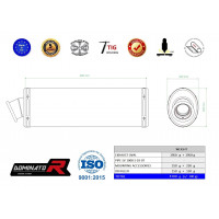 Dominator - SV 1000 S kipufogó OVAL 2003 - 2007