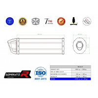 SV 1000 S kipufogó HP1 2003 - 2007