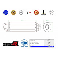 Dominator - GSF 400 BANDIT GK75B kipufogó HP1 1991 - 1995