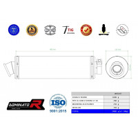 Dominator - Suzuki DL 1000 V-Strom 2017 - 2020 kipufogó ST
