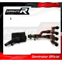 Dominator - GSXR 750 L1-L7 Exhaust Cat Eliminator DECAT 2011 - 2017