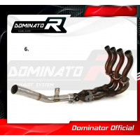 Dominator - GSXR 750 L1-L7 Exhaust Cat Eliminator DECAT 2011 - 2017
