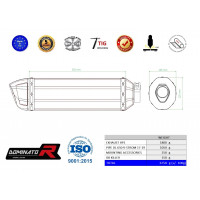 DL 650 V-STROM / XT kipufogó HP1 2017 - 2022