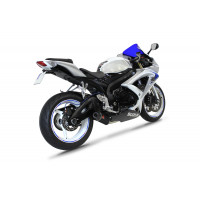 Suzuki GSXR 600 K8 K9 L0 2008 - 2010 kipufogó HP3 BLACK LOW LEVEL